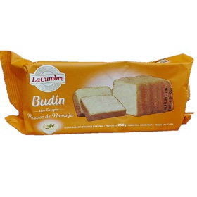 budin t/eur.mousse naranja la cumbre 250 gr