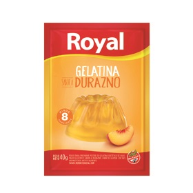 gelatina durazno royal 40 gr
