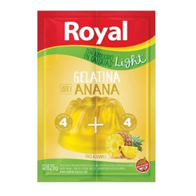 gelatina light anana royal 25 gr