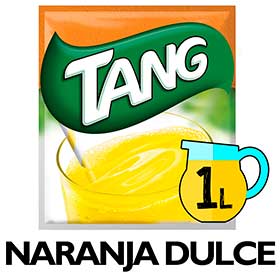 jugo e/polvo naranja dulce tang 18 gr