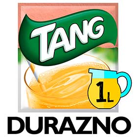 jugo e/polvo durazno tang 18 gr