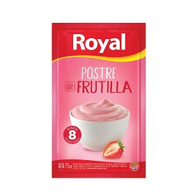 postre s/frutilla royal 75 gr