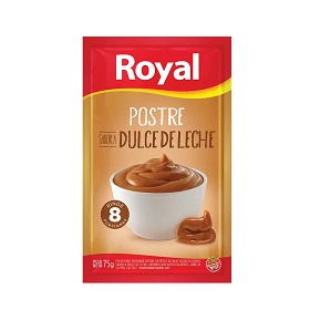 postre s/dulce leche royal 75 gr