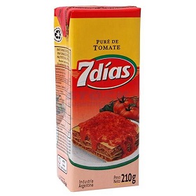 pure d/tomate 7 dias 210 gr