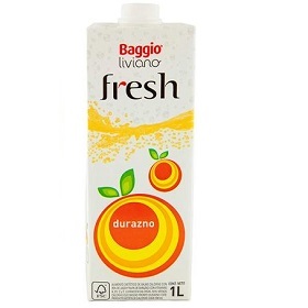 jugo durazno baggio fresh 1 lt
