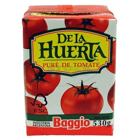 pure d/tomate de la huerta 530 gr