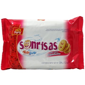 galletitas frambuesa x 3 sonrisas 354 gr