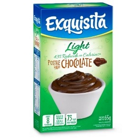 postre light c/vitam.c/choc. exquisita 65 gr
