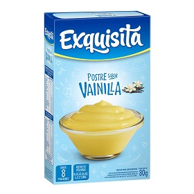 postre vainilla fort. exquisita 80 gr