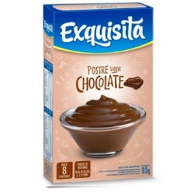 postre chocolate c/vitaminas exquisita 80 gr