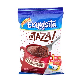 bizcochuelo e/taza chocolate exquisita 70 gr