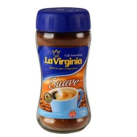 cafe inst.suave balanceado frasco la virginia 100 gr