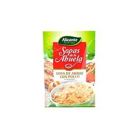 sopa d/pollo c/arroz alicante 63 gr