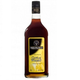 licor cafe al whisky tres plumas 750 ml