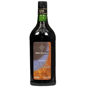 licor cafe al ddl tres plumas 750 ml