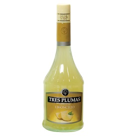 licor limoncello tres plumas 700 ml