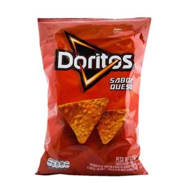 snack s/queso doritos 250 gr