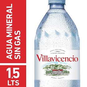 agua mineral s/gas villavicencio 1500 ml