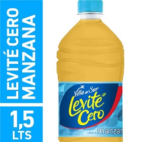 agua sab.levite cero manzana v/del sur 1500 ml