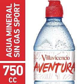 agua mineral sport s/gas villavicencio 750 cc