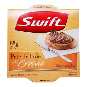 pate de foie a la crema swift 88 gr