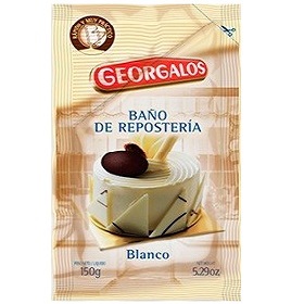 bano reposteria chocolate blanco georgalos 150 gr