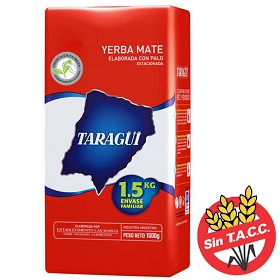 yerba mate l/gluten c/palo taragui 1500 gr