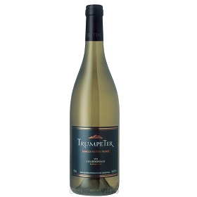 vino chardonnay trumpeter 750 ml