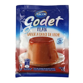 flan dulce d/leche godet 30 gr