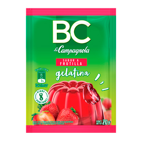 gelatina bc frutilla la campagnola 20 gr
