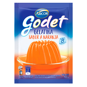 gelatina naranja godet 30 gr