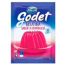 gelatina frambuesa godet 30 gr
