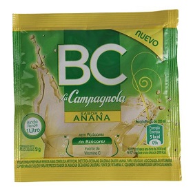 jugo bc e/polvo anana la campagnola 9 gr