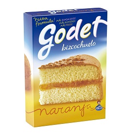 bizcochuelo naranja godet 480 gr