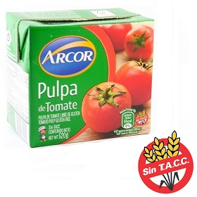 pulpa d/tomate suave arcor 520 gr