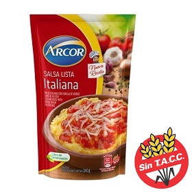 salsa italiana doy pack arcor 340 gr