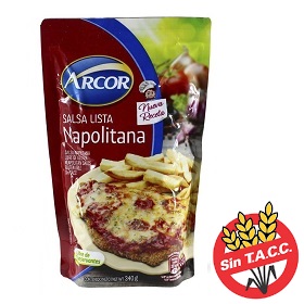 salsa napolitana doy pack arcor 340 cc