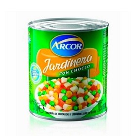 jardinera c/choclo arcor 320 gr
