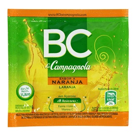 jugo bc e/polvo naranja la campagnola 9 gr