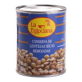 lentejas lata la egipciana 350 gr