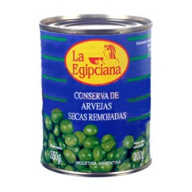 arvejas lata la egipciana 350 gr