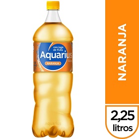 agua sab.naranja aquarius 2250 ml