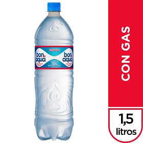 agua c/gas bonaqua 1500 ml