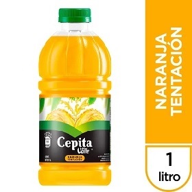 jugo naranja tentacion cepita 1 lt