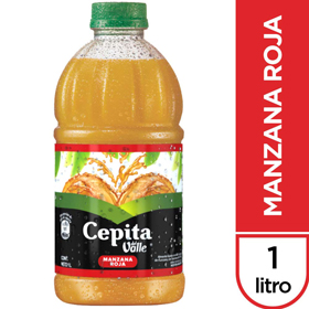 jugo manzana roja cepita 1 lt