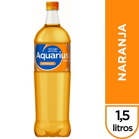agua sab.naranja aquarius 1500 cc