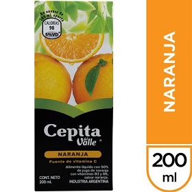 jugo naranja cepita 200 cc