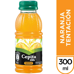 jugo naranja tentacion cepita 300 ml