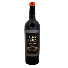 vino reserva malbec alma mora 750 ml