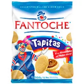 tapitas de alfajor fantoche 350 gr